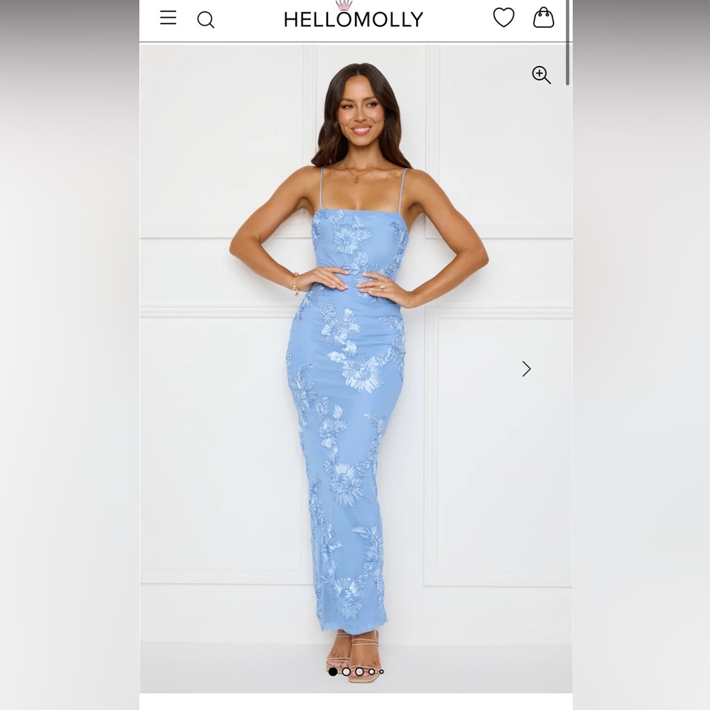 Hello Molly Blue Maxi Dress